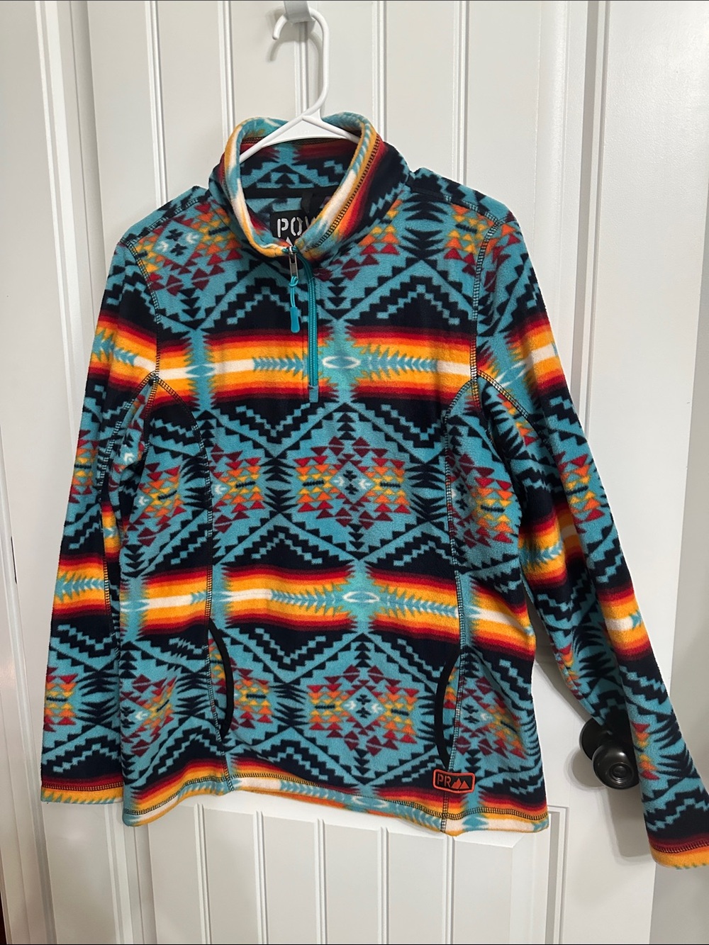 Nwots Powder River Outfitters Popover Fleece Shirt Large